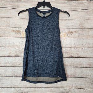 Mountain Hardware Tank Top Women's S/P Blue Gray Sleeveless T-Shirt Tee